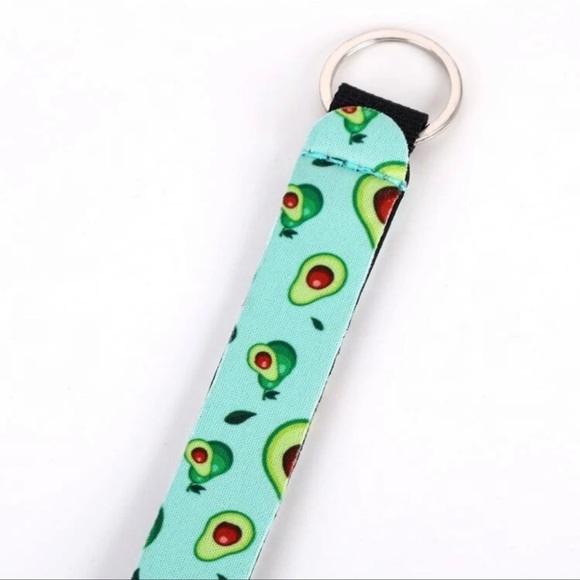 Avocado Print Wristlet Key Chain - Picture 3 of 3